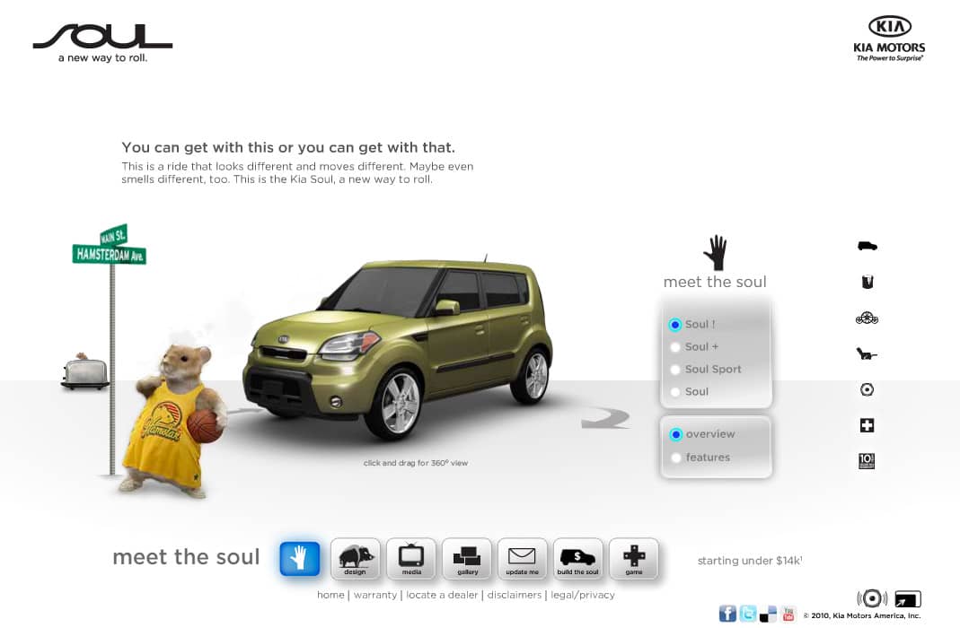 Kia Soul project screenshot