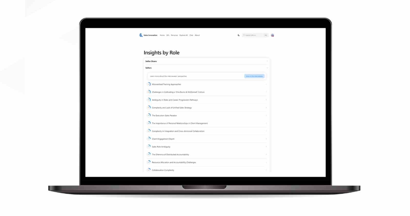 Burns & McDonnell insights analysis interface