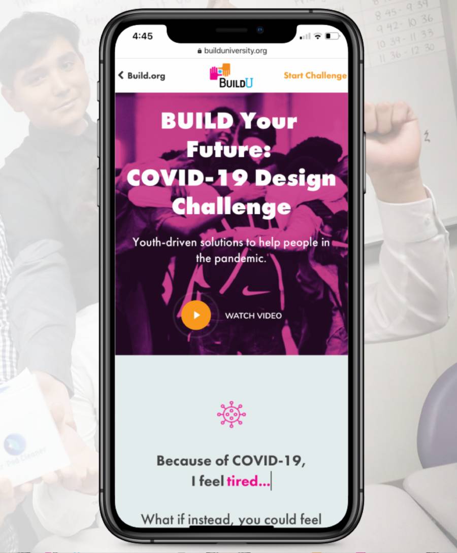 Build University landing page showing course overview and navigation