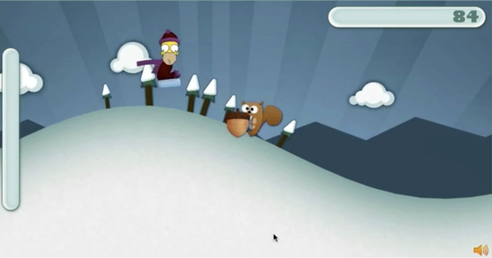 FOX Downhill Racers gameplay screen