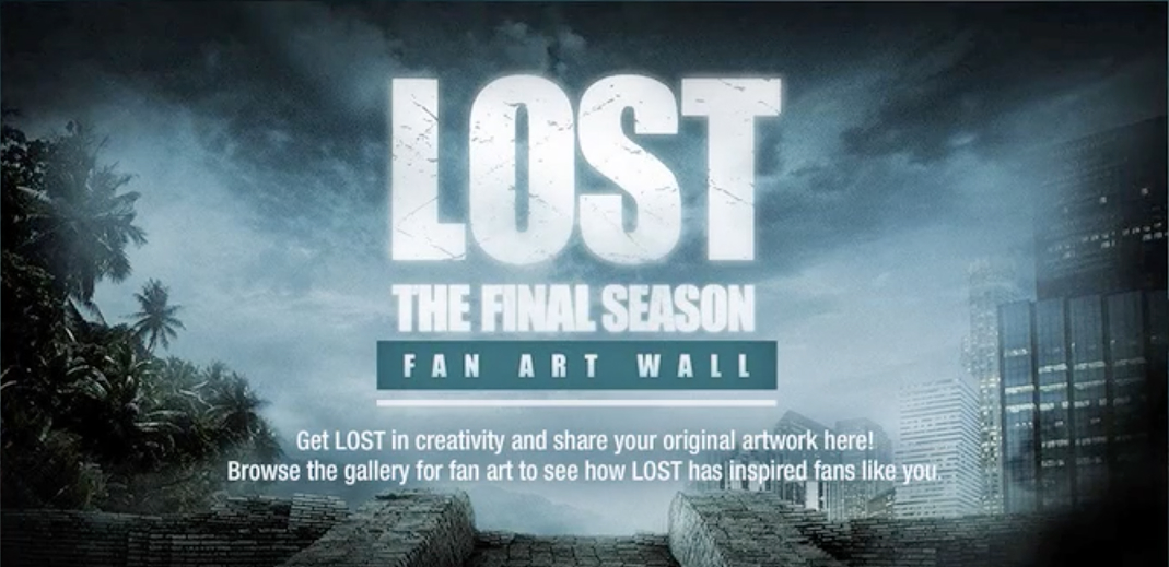 Lost Fan Art Wall